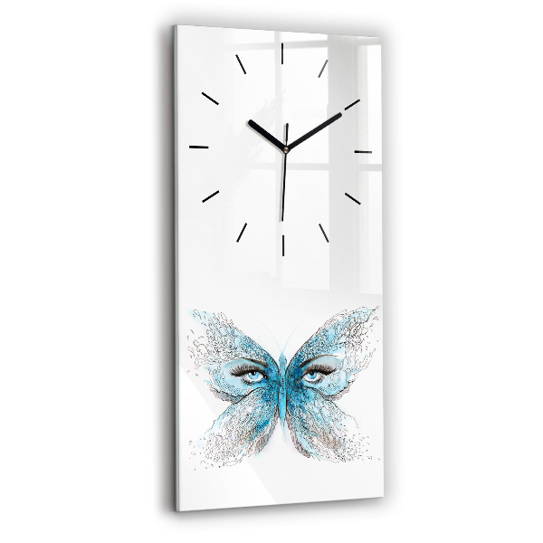 Orologio verticale Faccia di farfalla
