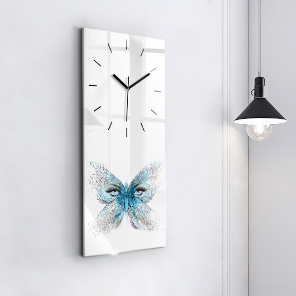 Orologio verticale Faccia di farfalla
