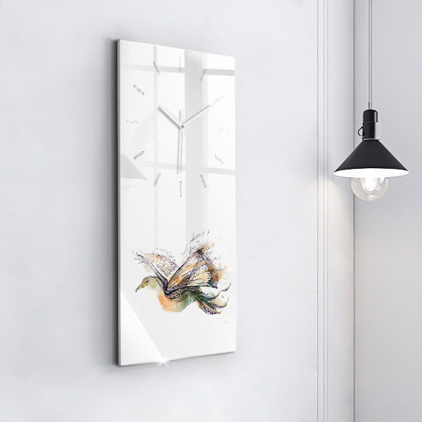 Orologio verticale L'uccello e il libro