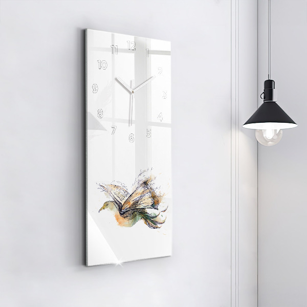 Orologio verticale L'uccello e il libro