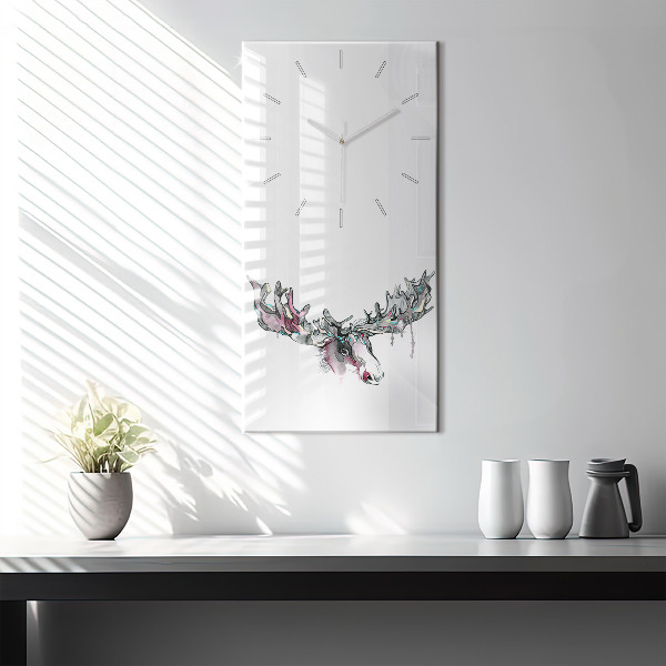 Orologio verticale Estratto di alce