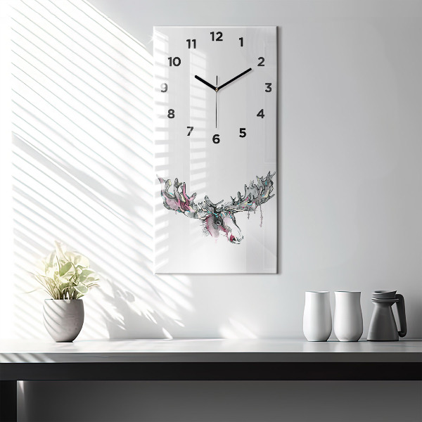 Orologio verticale Estratto di alce