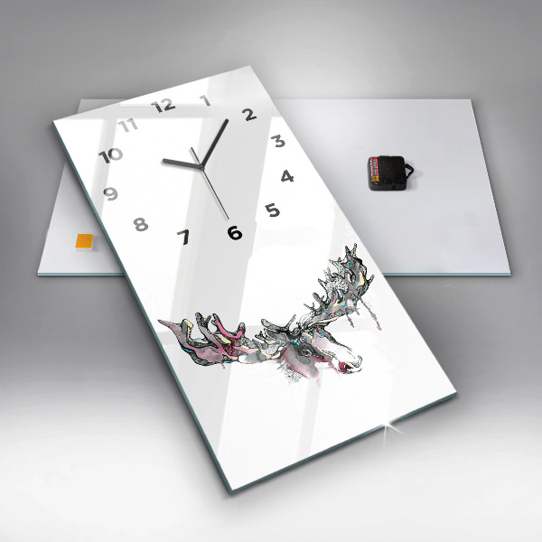 Orologio verticale Estratto di alce