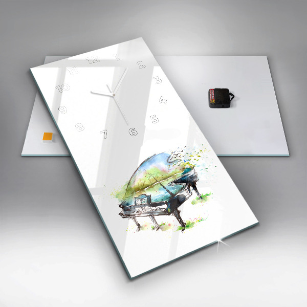 Orologio verticale Illustrazione 4 stagioni