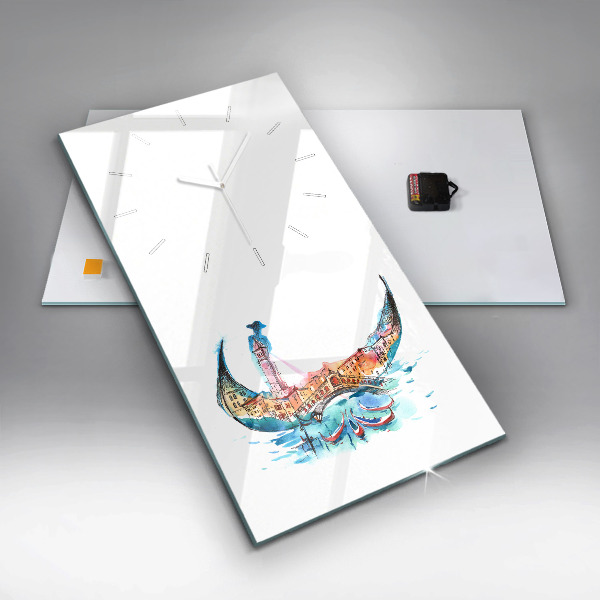 Orologio verticale Italia - Gondola Veneziana