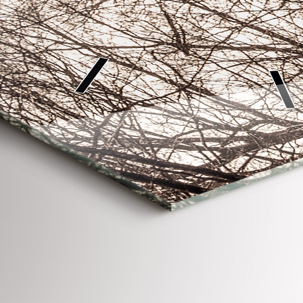 Orologio verticale Sentiero forestale in seppia