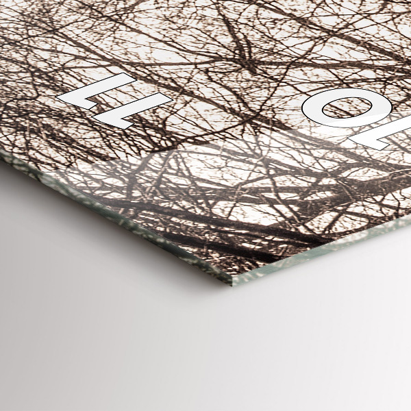 Orologio verticale Sentiero forestale in seppia