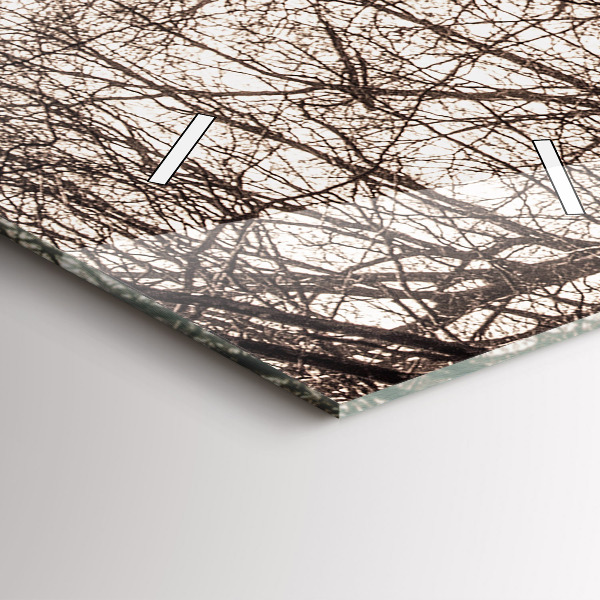 Orologio verticale Sentiero forestale in seppia