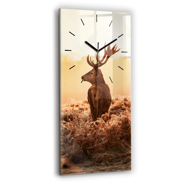 Orologio verticale Cervo all'alba