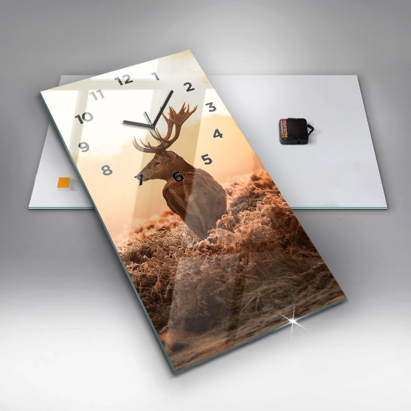 Orologio verticale Cervo all'alba
