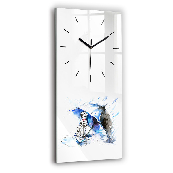 Orologio verticale Dalmata e ombrello