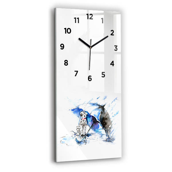 Orologio verticale Dalmata e ombrello