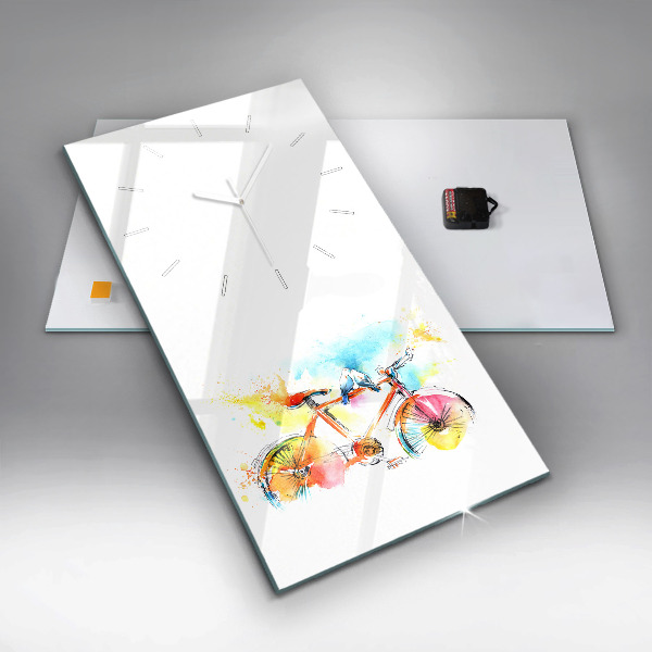 Orologio verticale Bici dipinta