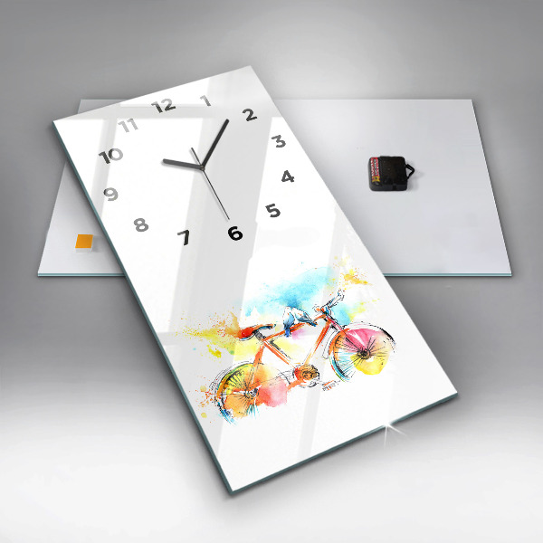 Orologio verticale Bici dipinta