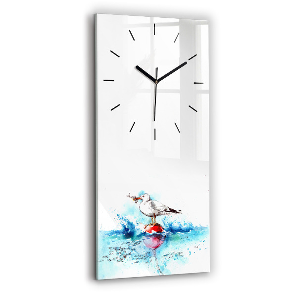 Orologio verticale Gabbiano dipinto