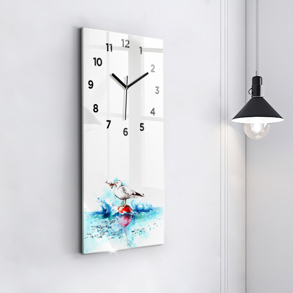 Orologio verticale Gabbiano dipinto