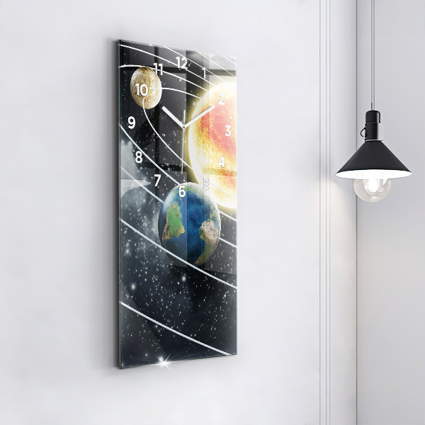 Orologio verticale Il sistema solare