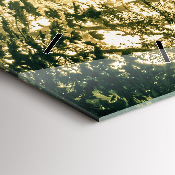 Orologio verticale Foresta dei raggi del sole