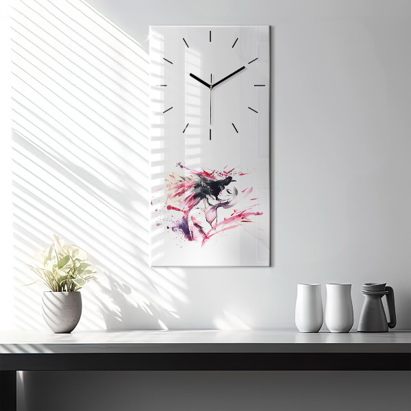 Orologio verticale Astrazione degli amanti