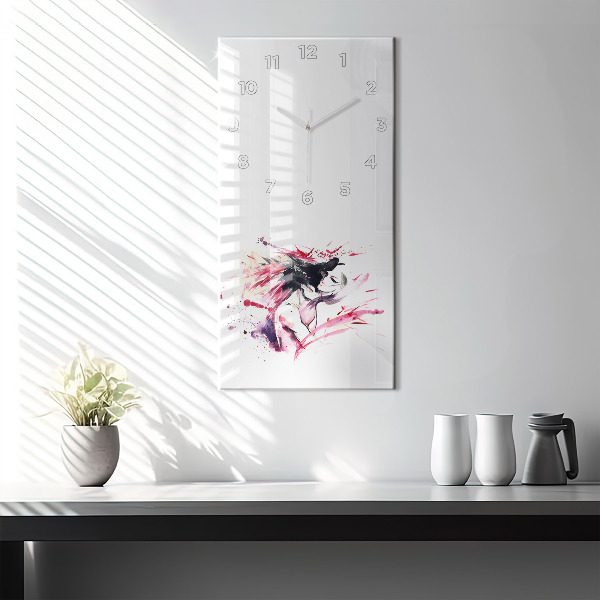 Orologio verticale Astrazione degli amanti