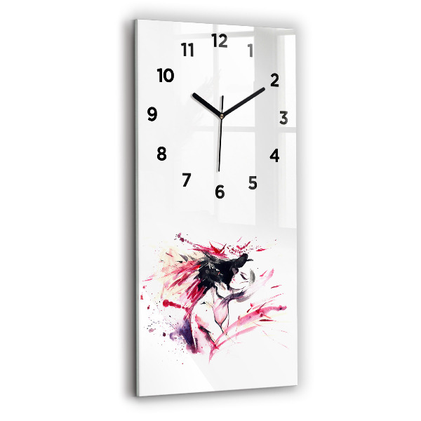 Orologio verticale Astrazione degli amanti