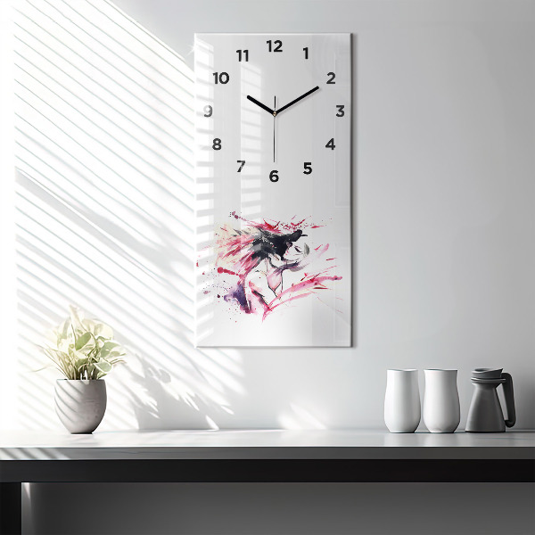 Orologio verticale Astrazione degli amanti