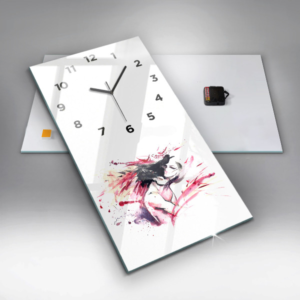 Orologio verticale Astrazione degli amanti