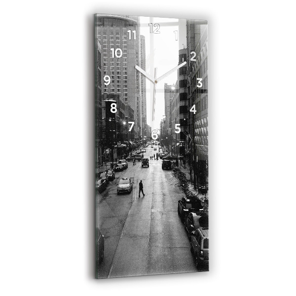 Orologio verticale Strade della città di Chicago