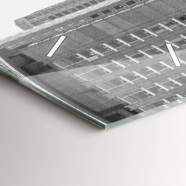 Orologio verticale Strade della città di Chicago