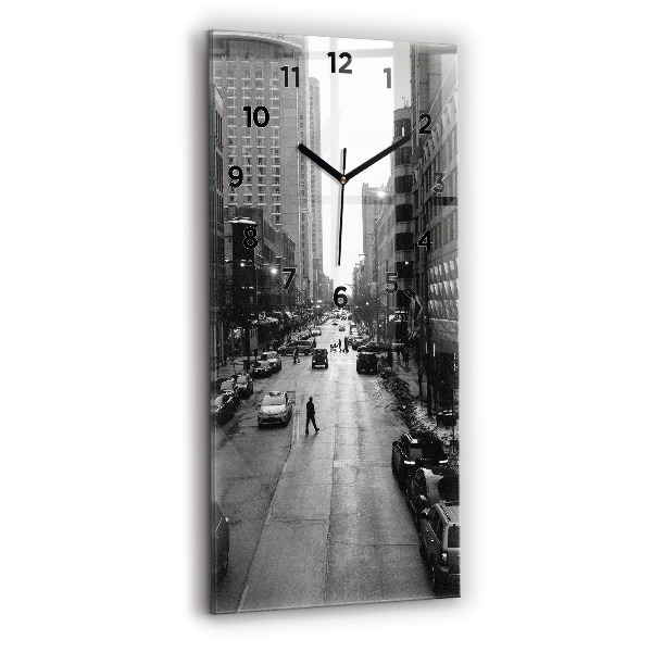 Orologio verticale Strade della città di Chicago