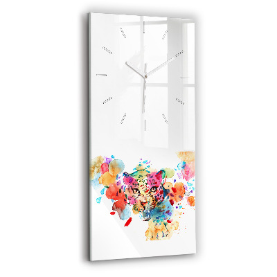 Orologio verticale Gatto selvatico astratto