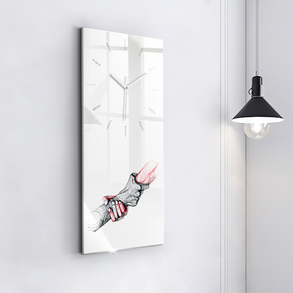 Orologio verticale Tenersi per mano