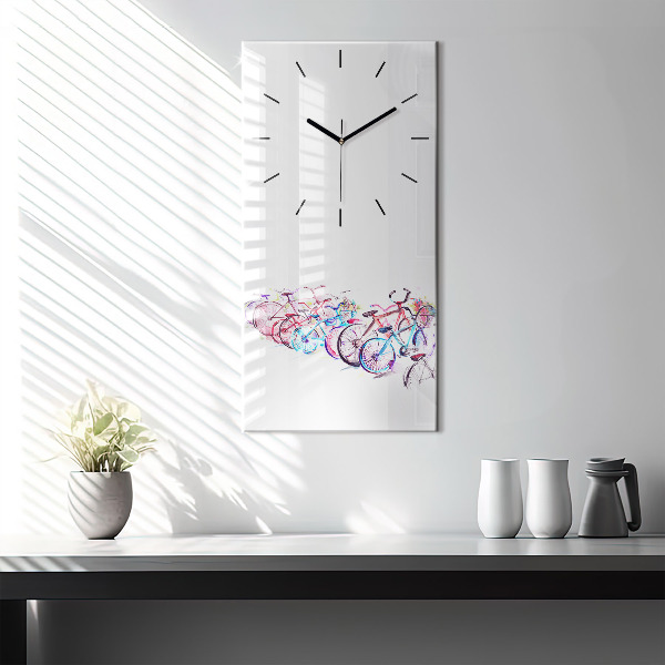 Orologio verticale Biciclette cittadine colorate
