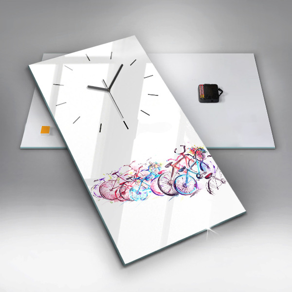 Orologio verticale Biciclette cittadine colorate