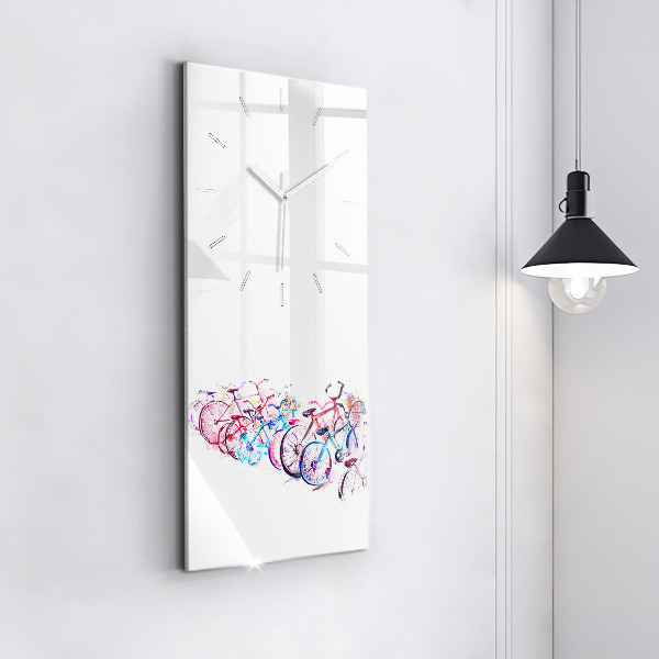 Orologio verticale Biciclette cittadine colorate