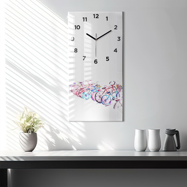 Orologio verticale Biciclette cittadine colorate