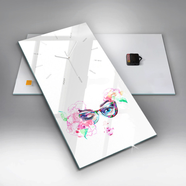 Orologio verticale Donna con gli occhiali