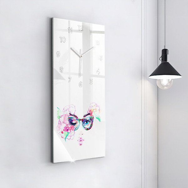 Orologio verticale Donna con gli occhiali