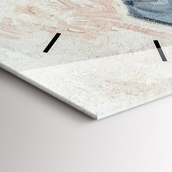 Orologio verticale Pittura astratta