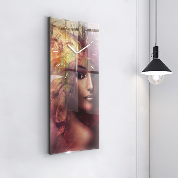 Orologio verticale Ritratto di una donna