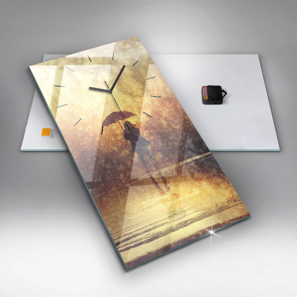 Orologio verticale donna con ombrello