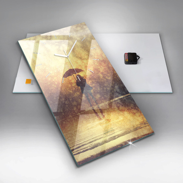 Orologio verticale donna con ombrello