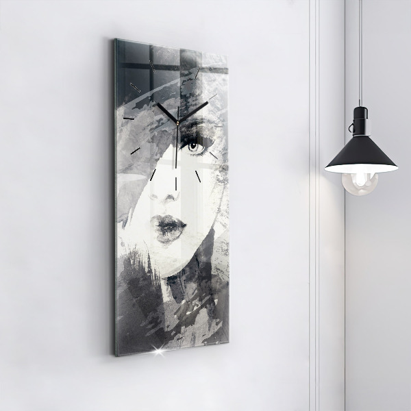 Orologio verticale Donna - acquerelli