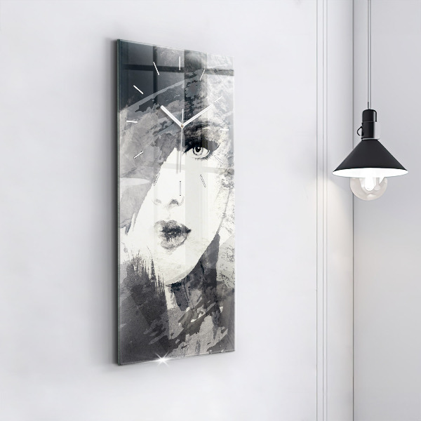 Orologio verticale Donna - acquerelli