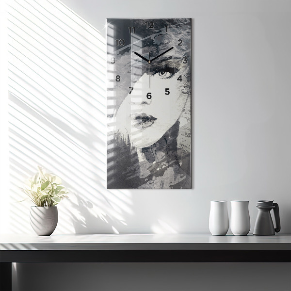 Orologio verticale Donna - acquerelli