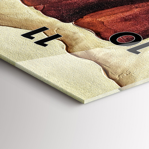 Orologio verticale Papaveri dipinti