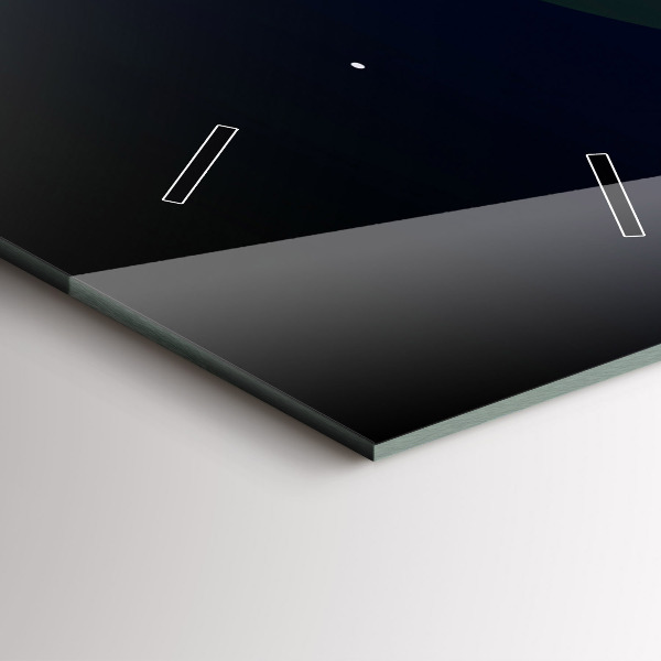 Orologio verticale in vetro Città del cyberspazio