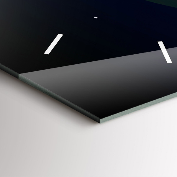 Orologio verticale in vetro Città del cyberspazio