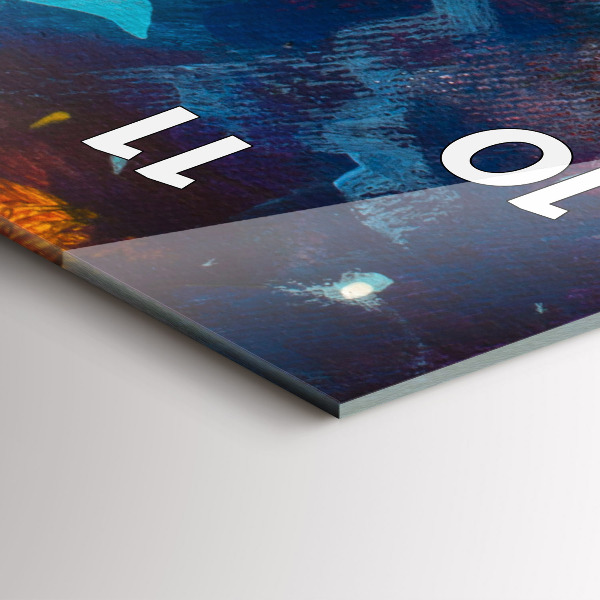 Orologio verticale in vetro Astrazione Il Piccolo Principe