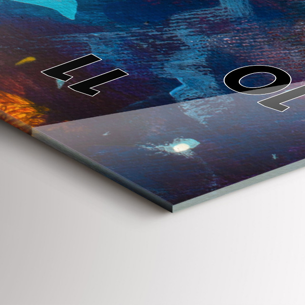 Orologio verticale in vetro Astrazione Il Piccolo Principe